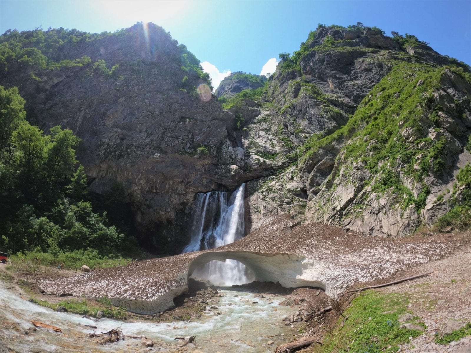 Абхазия: Гегский водопад и оз.Рица